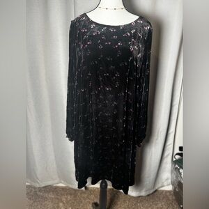 Hatch Black Bishop Sleeve Cocktail Dress